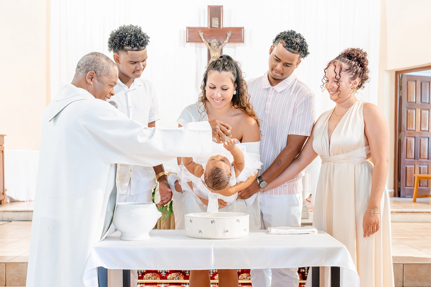 baptême par Aurélie Rivière, photographe professionnelle à l'Ile de la Réunion