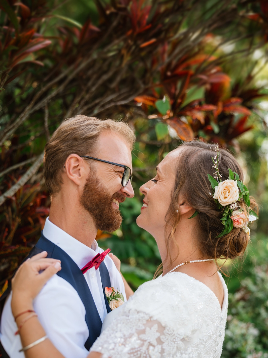 Portrait de mariage par Aurélie Rivière, photographe professionnelle à l'Ile de la Réunion